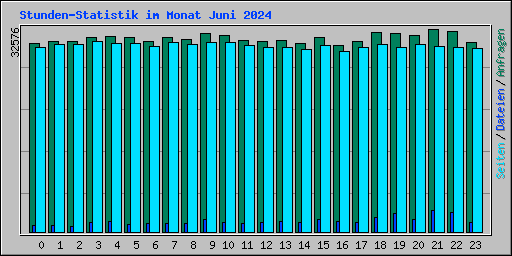 Stunden-Statistik im Monat Juni 2024