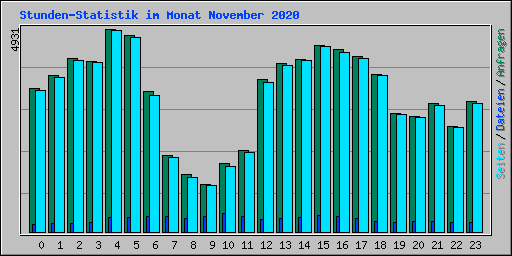 Stunden-Statistik im Monat November 2020