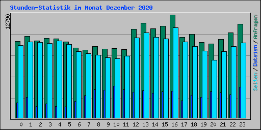 Stunden-Statistik im Monat Dezember 2020